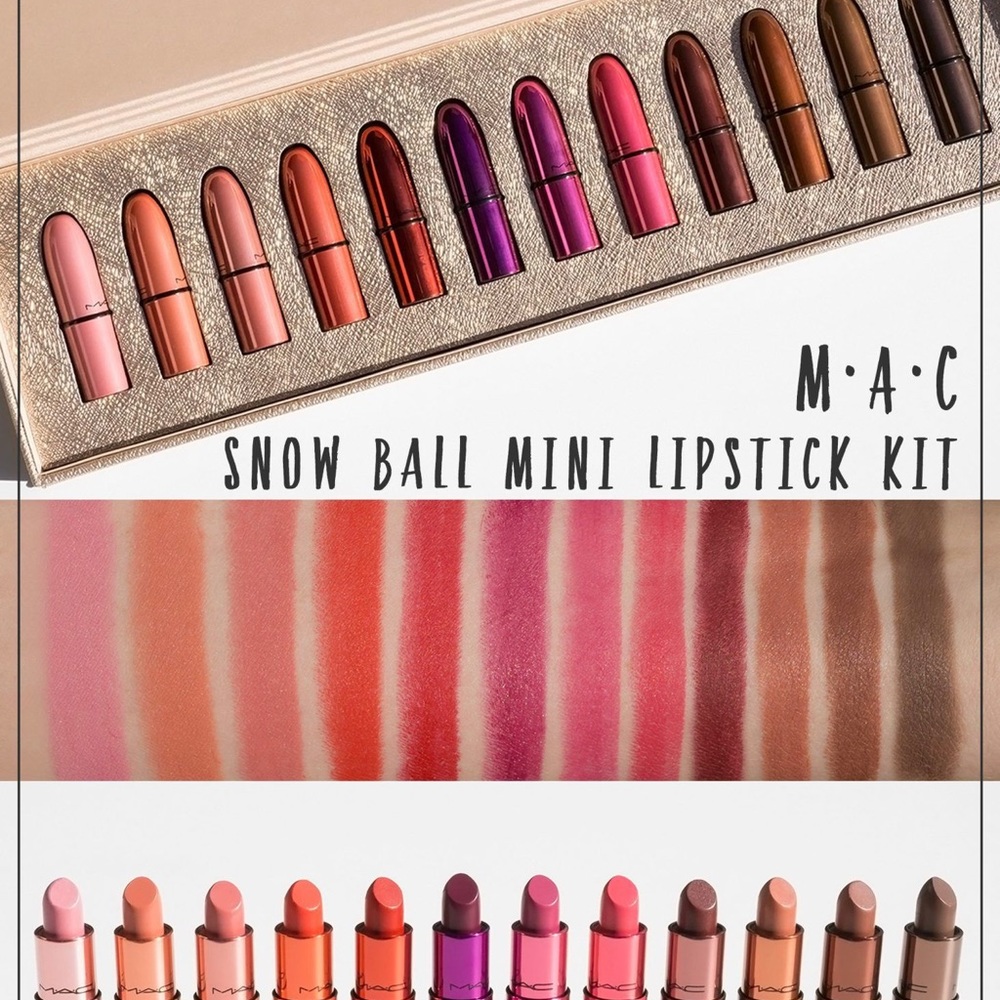 M-A-C Snowball Mini Lipstick Kit